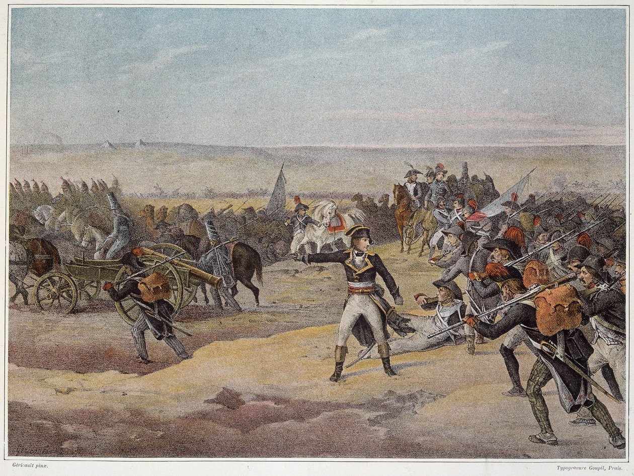 Kampagne (Expedition) von Ägypten (1798-1801), Armee des Orients: Durch die Wüste. 1798. von French School