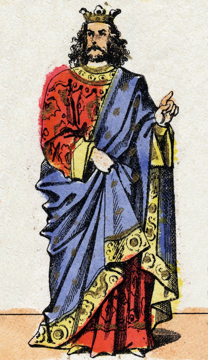 Childerich I., König der Salischen Franken von French School