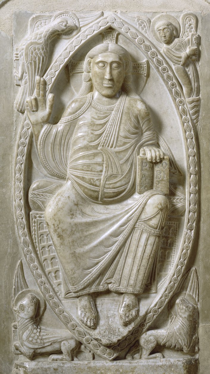 Christus in Majestät, aus dem Chorumgang von French School