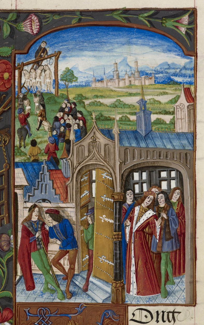 Chroniques de France ou de Saint Denis, Paris von French School