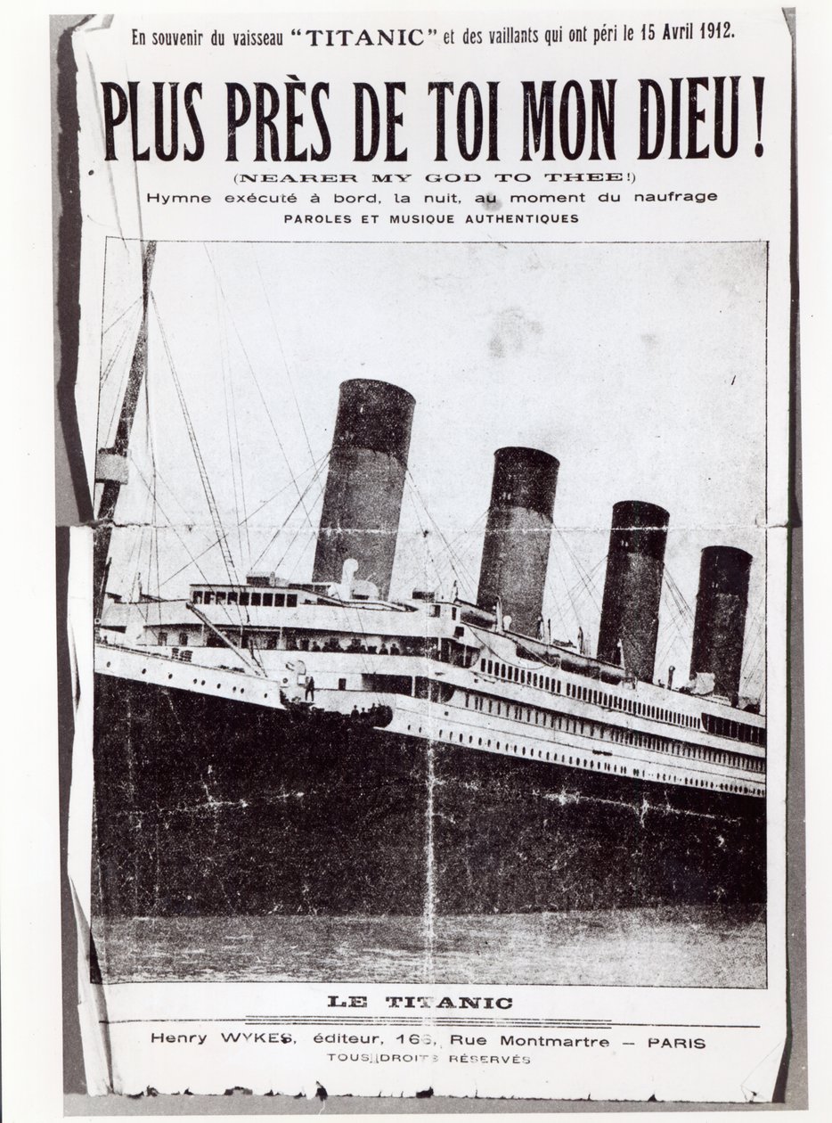 Titelblatt des Notenblatts für das Lied 