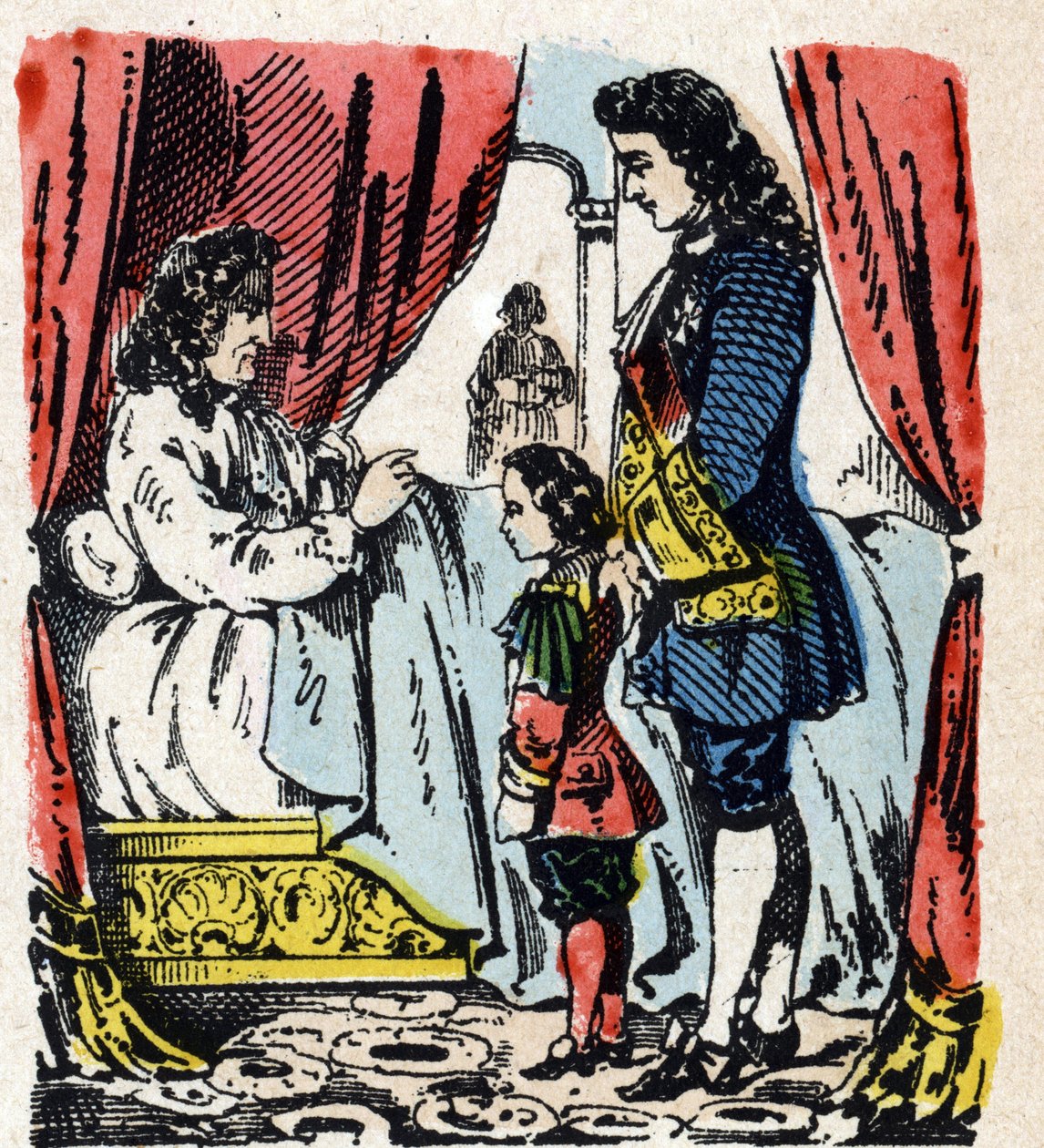 Tod von Ludwig XIV. in Versailles, 1. September von French School