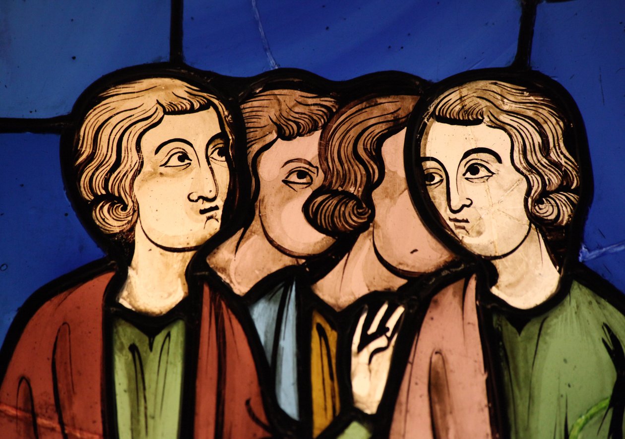 Eine Gruppe von Menschen von French School