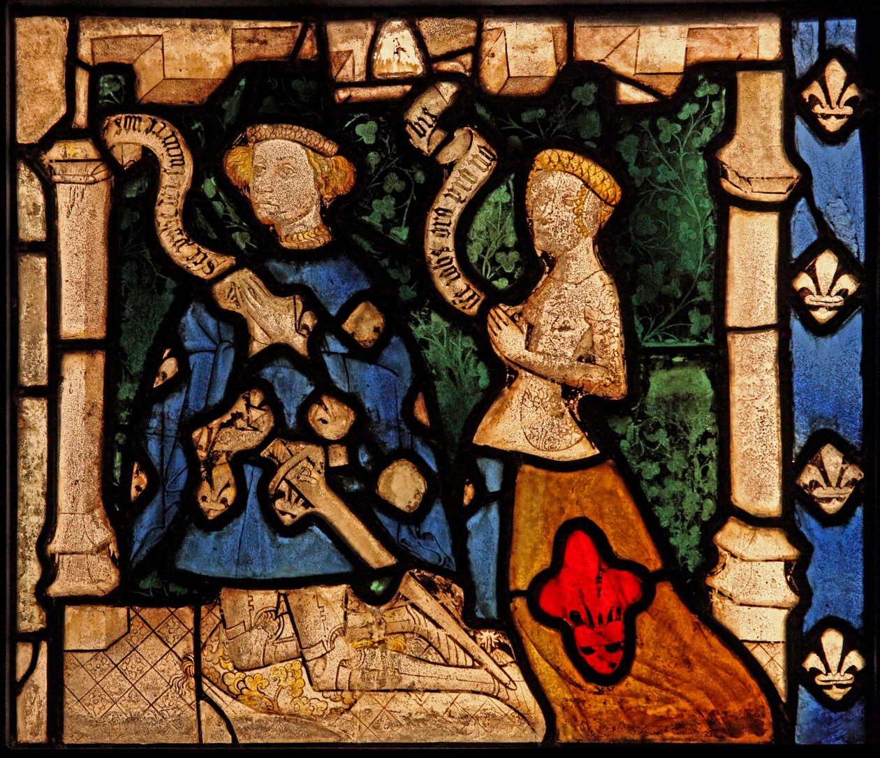 Zwei Türen, ursprünglich aus der Kirche von Betton, Bretagne von French School