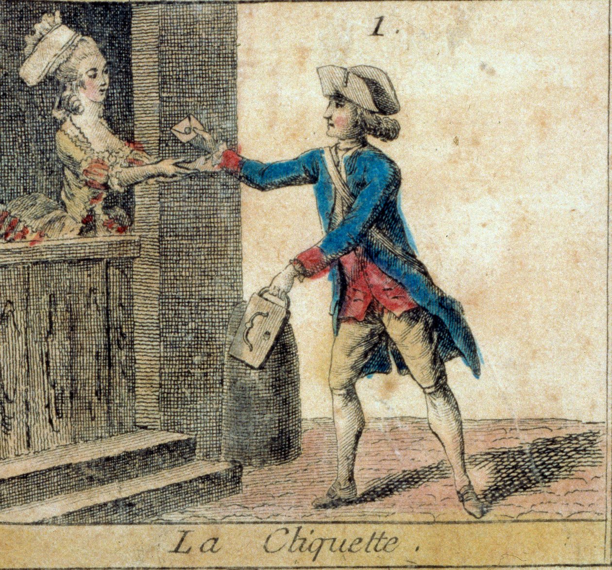 Detail des Spiels der Cree-Gans: die Ratsche von French School