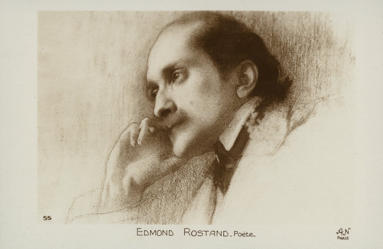 Edmond Rostand (1868-1918), französischer Dichter und Dramatiker von French School