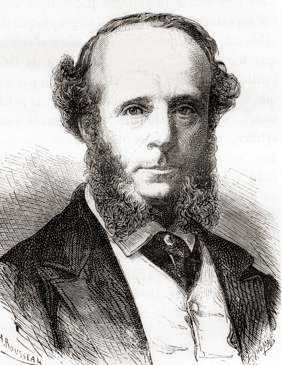 Edward Orange Wildman Whitehouse, aus Les Merveilles de la Science, veröffentlicht um 1870 (Gravur) von French School