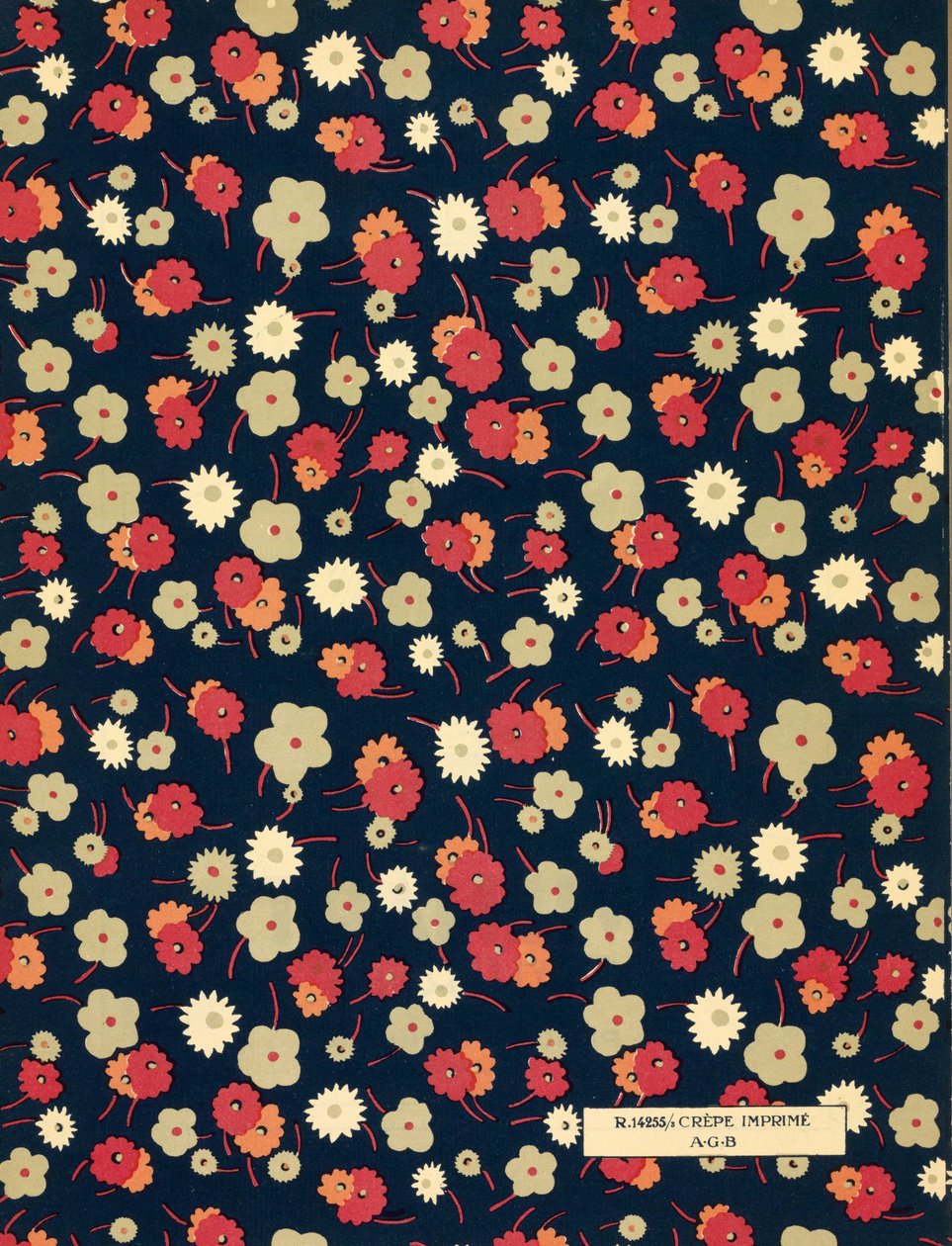Vorsatzpapier aus Art-Gout-Beaute, ca. 1920er Jahre von French School