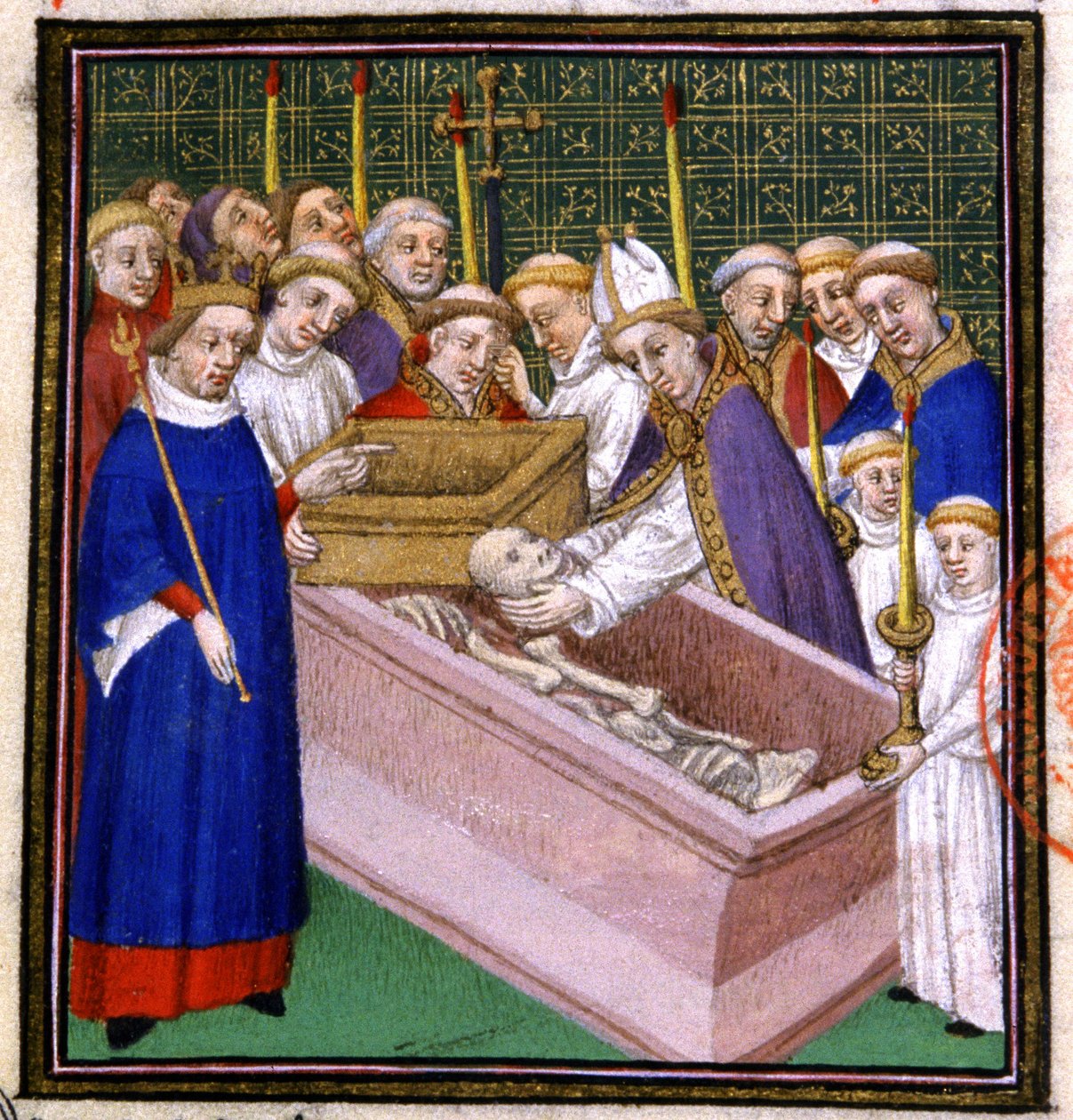 Exhumierung und Heiligsprechung von St. Louis von French School