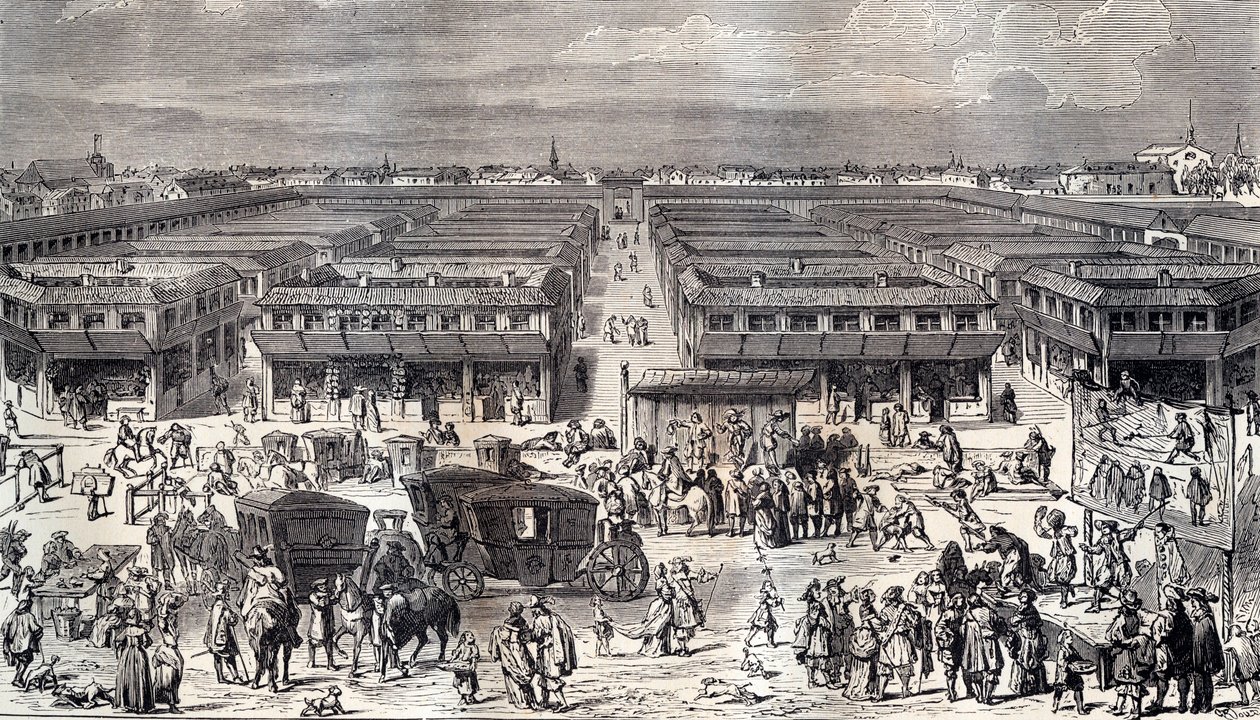 Jahrmarkt von Saint Germain in Paris von French School