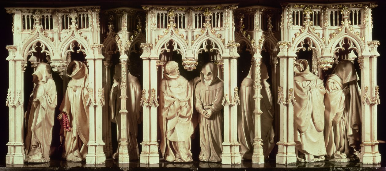Figuren von Mönchen aus dem Grab von Philipp dem Kühnen, Herzog von Burgund (1342-1404) von French School