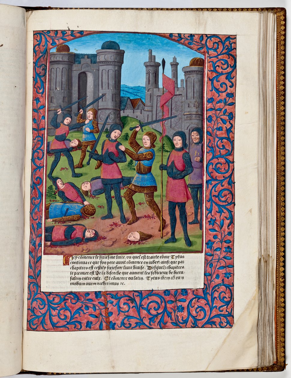 Erster Jüdisch-Römischer Krieg in Jerusalem, 70 n. Chr. von French School