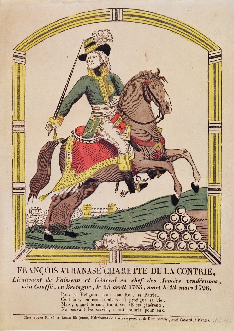 François Athanase Charette de la Contrie, 1836 von French School