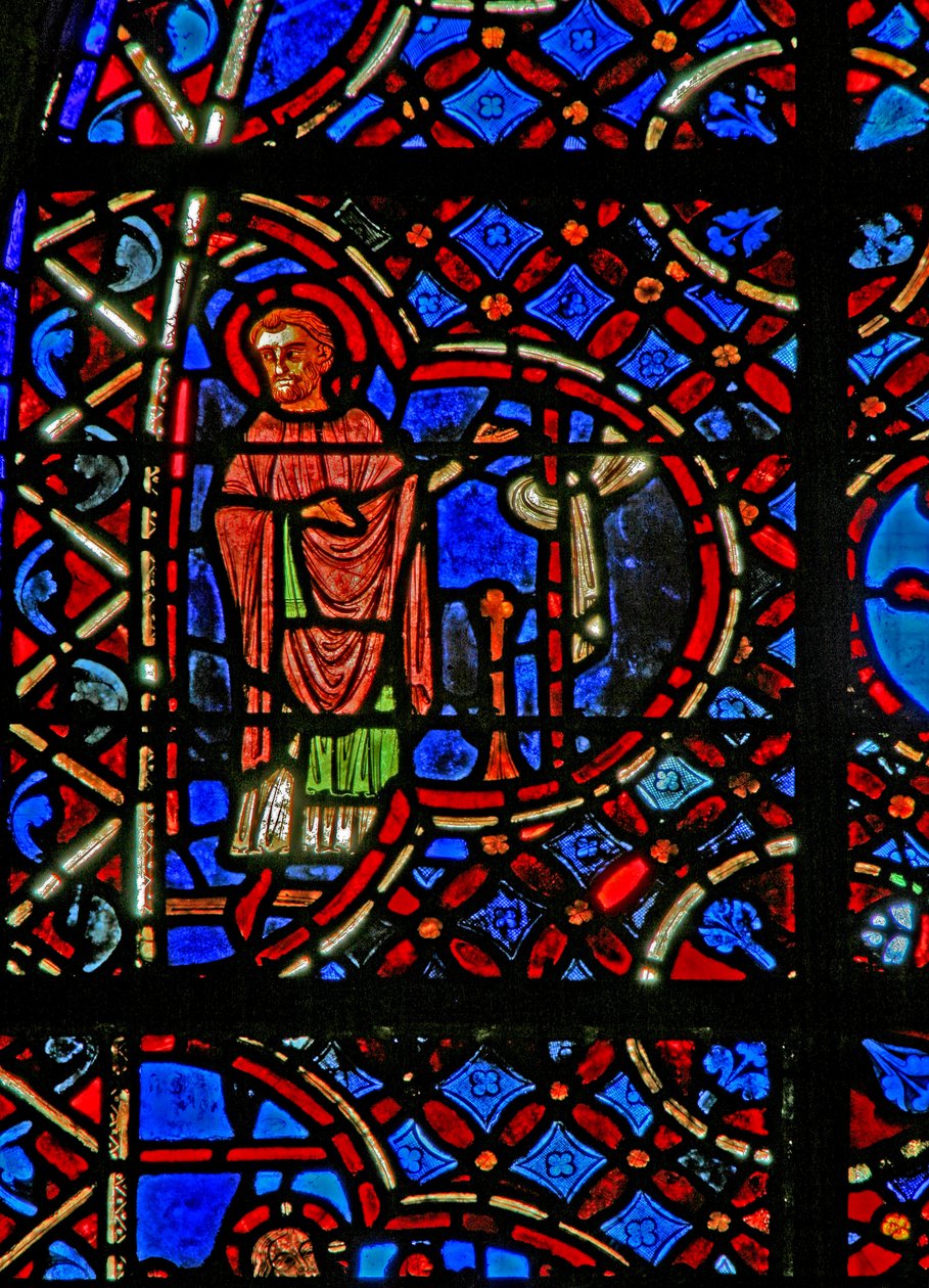 Aus Fenster w12, das Fenster des barmherzigen Samariters, ein Apostel von French School
