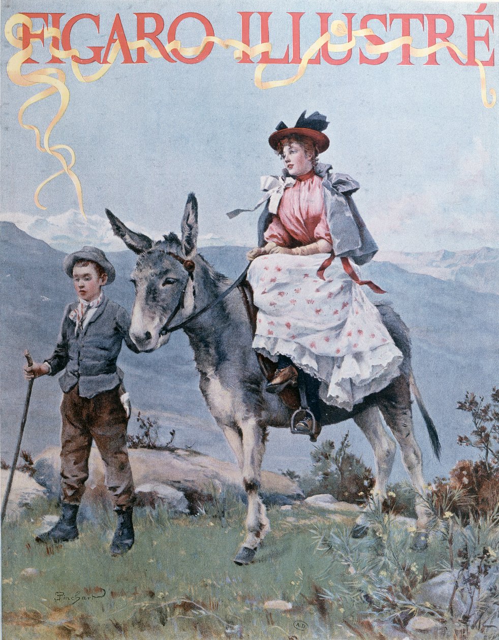 Titelseite von Le Figaro Illustré, September 1894 von French School