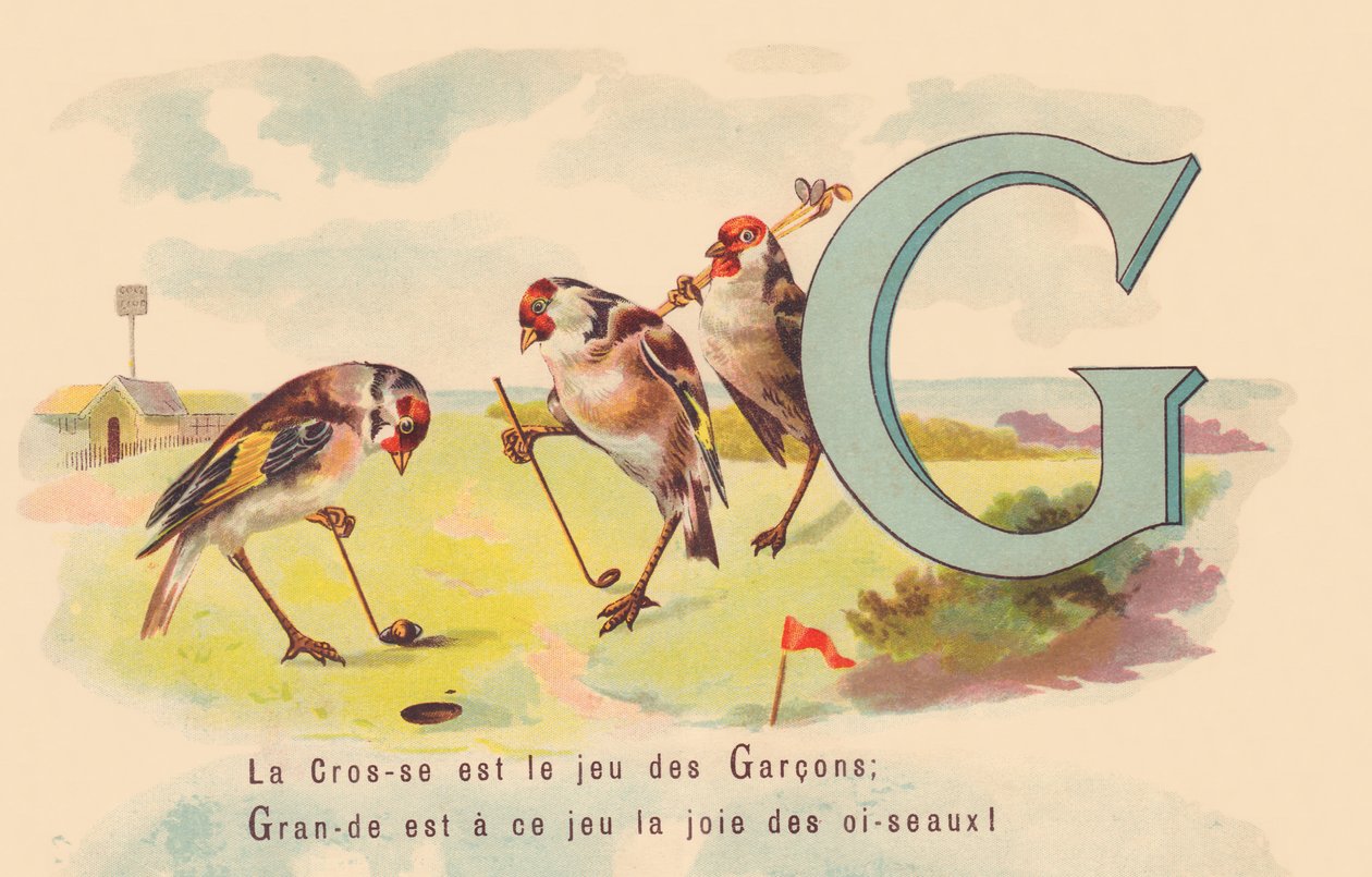 G: Lacrosse ist das Spiel der Jungen; groß ist bei diesem Spiel die Freude der Vögel von French School