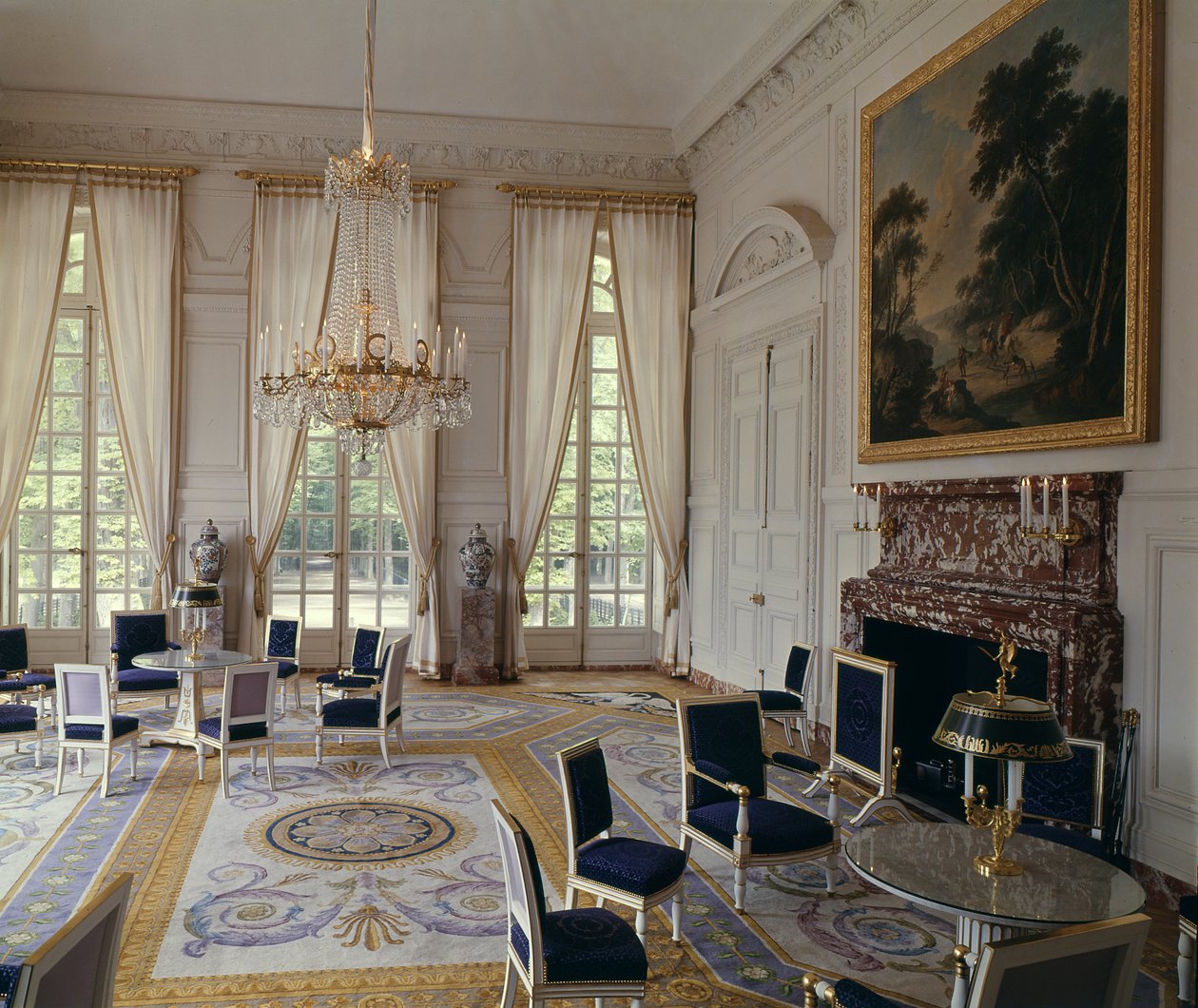 Gartenzimmer des linken Flügels des Grand Trianon von French School