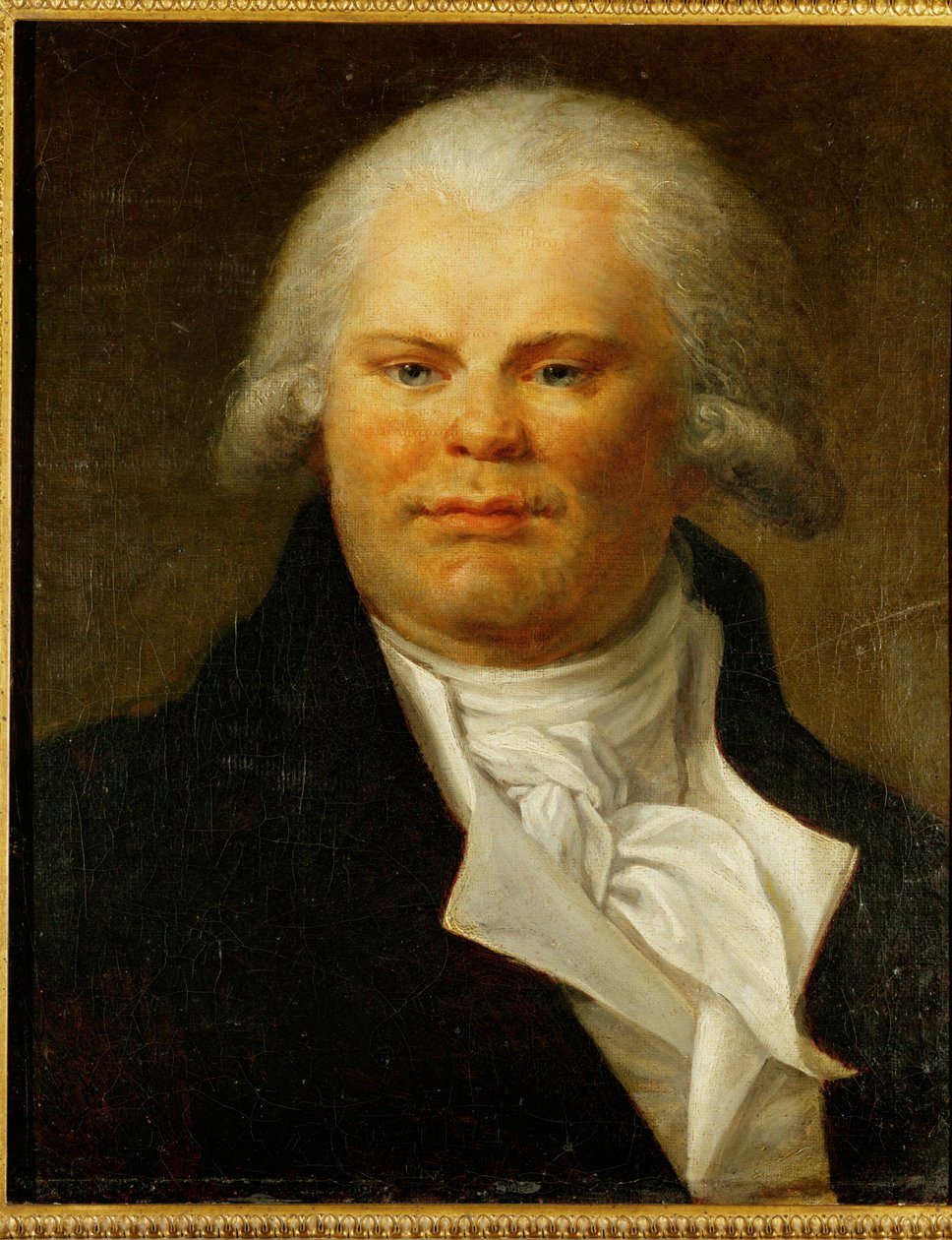 Georges Jacques Danton, Dichter und Revolutionär, hingerichtet von French School
