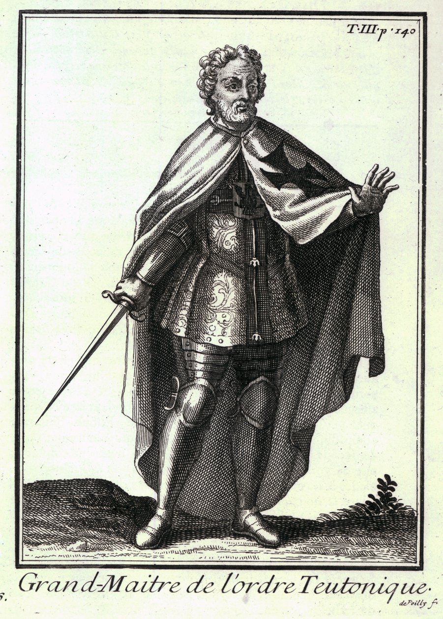 Großmeister des Deutschen Ordens, eine Illustration aus 