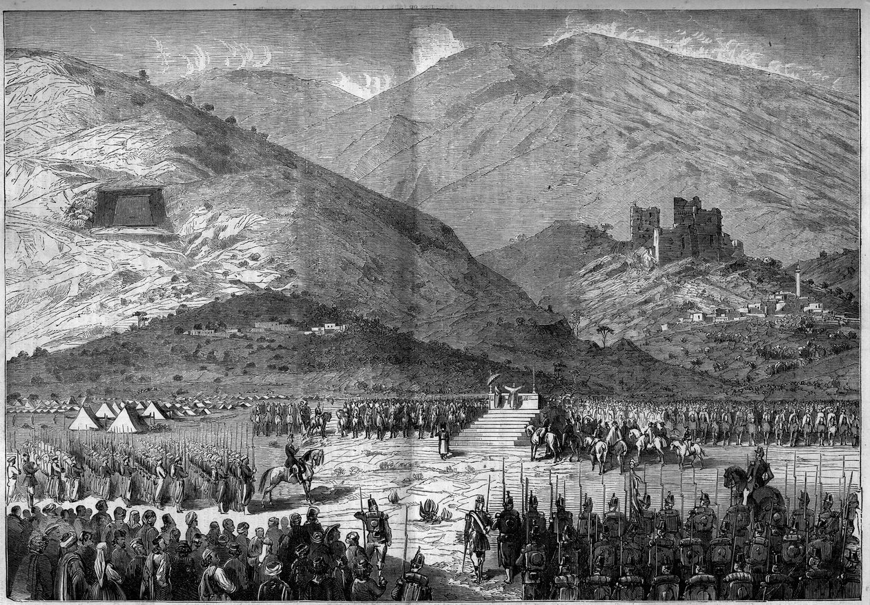 Große Militärmesse auf der Ebene von Labika, in Kab Elias (Syrien), am 21. Oktober von French School