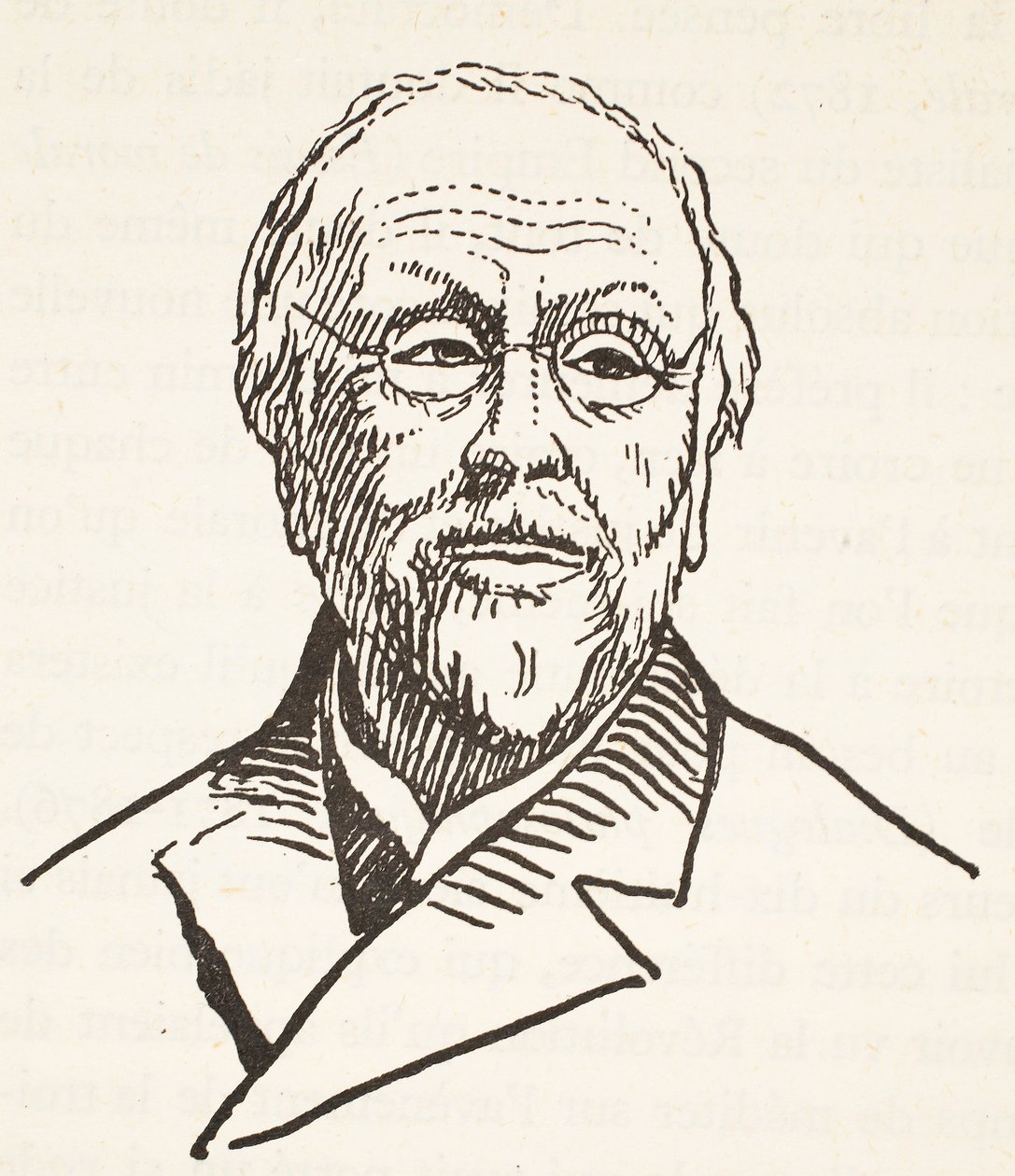 H. Taine, Kopie von Boris Mestchersky, Illustration aus Histoire de la Nation Francaise, Sciences, Bände I & II, von Gabriel Hanotaux, 1924 von French School