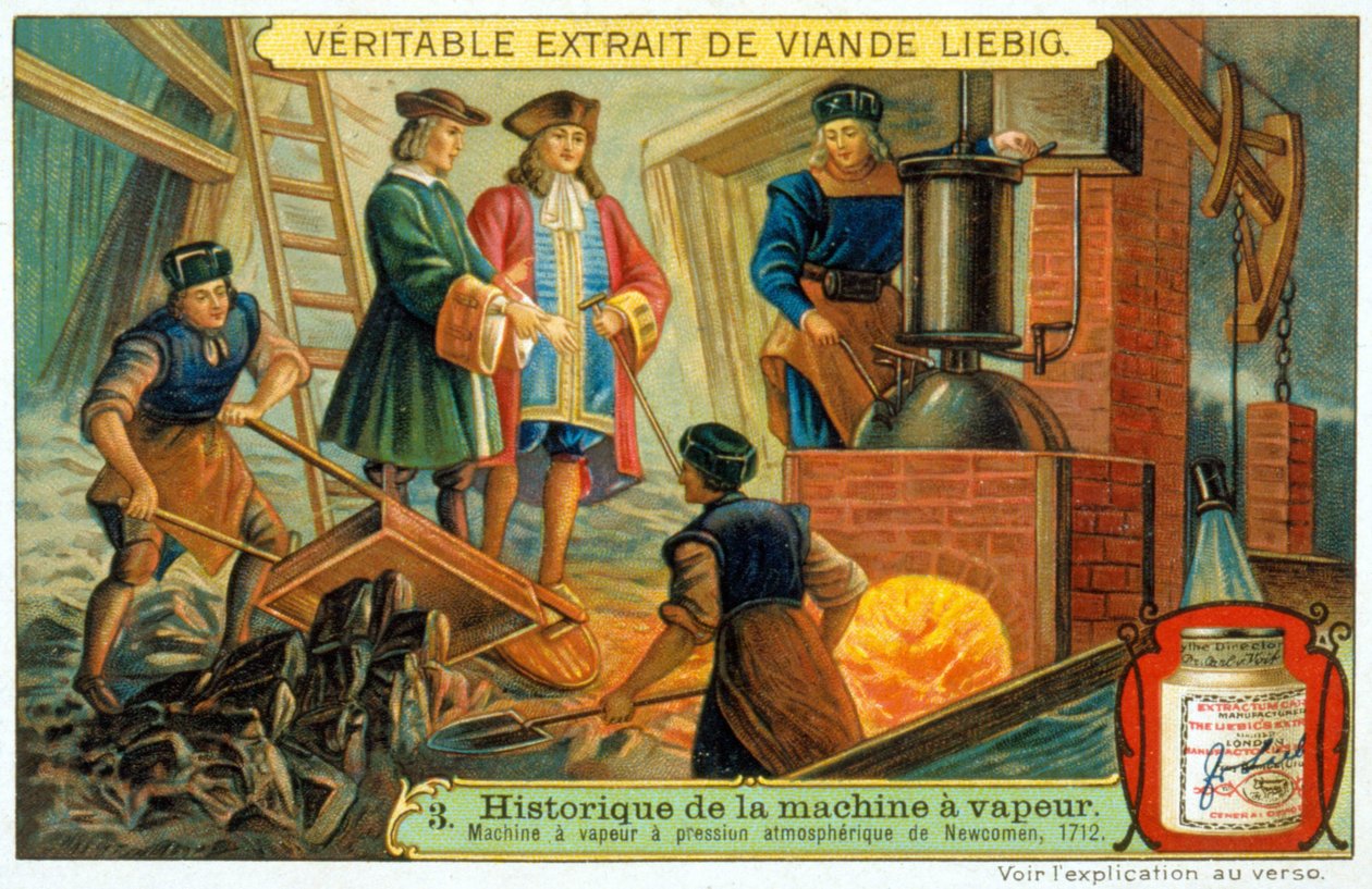 Geschichte der Dampfmaschine: Newcomens atmosphärische Dampfmaschine von French School
