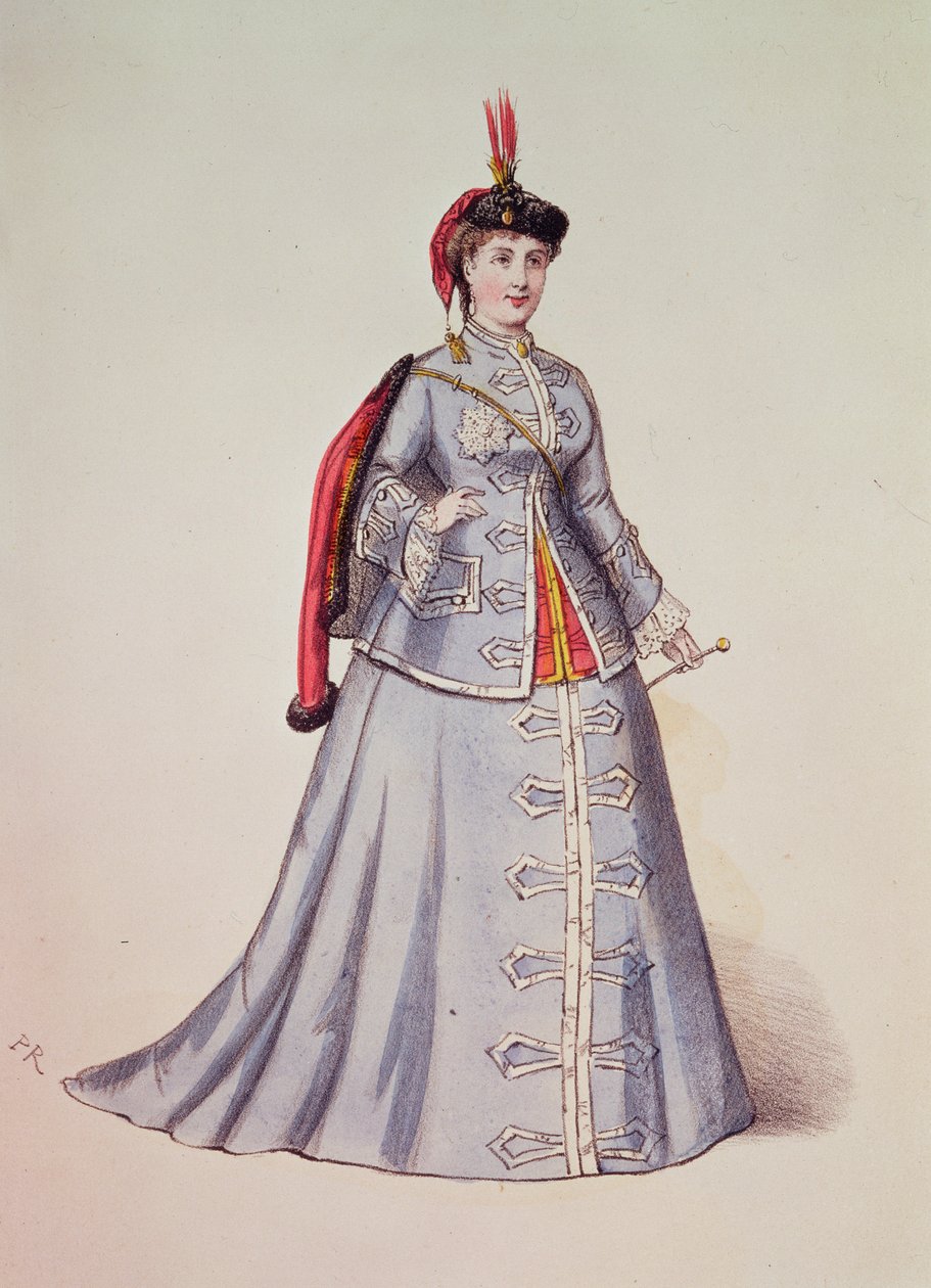 Hortense Schneider in der Titelrolle von Offenbachs Operette 