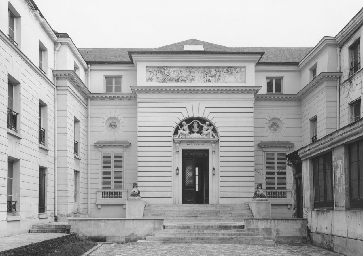 Hotel Gouthiere, Hof Fassade, spätes 18. Jahrhundert von French School