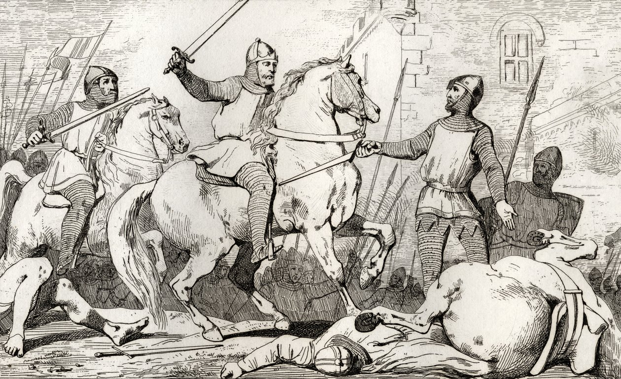 Hugo Capet (941-96) ergreift Karl von Lothringen, aus 
