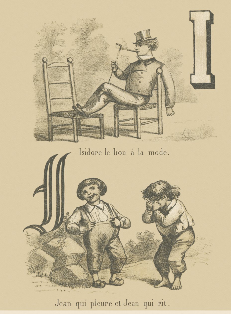 I J: Isidor der trendige Löwe / Johannes weint und Johannes lacht von French School