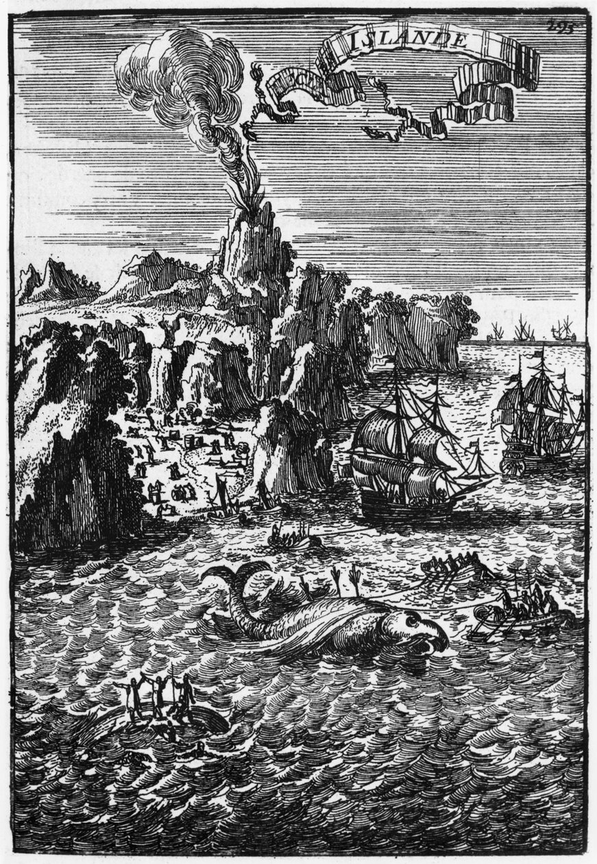 Island und Walfang, Illustration aus 