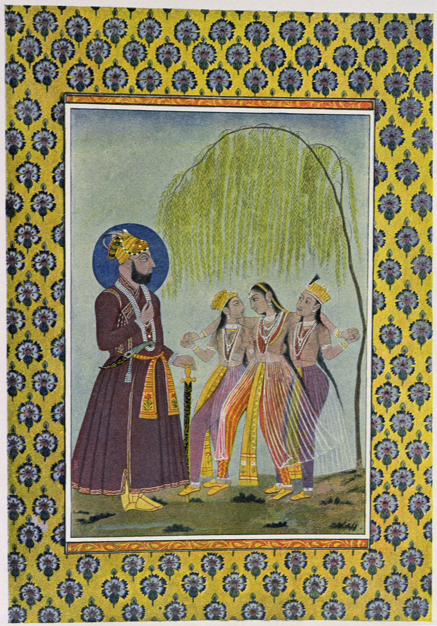 Illustration aus Tausendundeine Nacht, 1895 (Farbstich) von French School