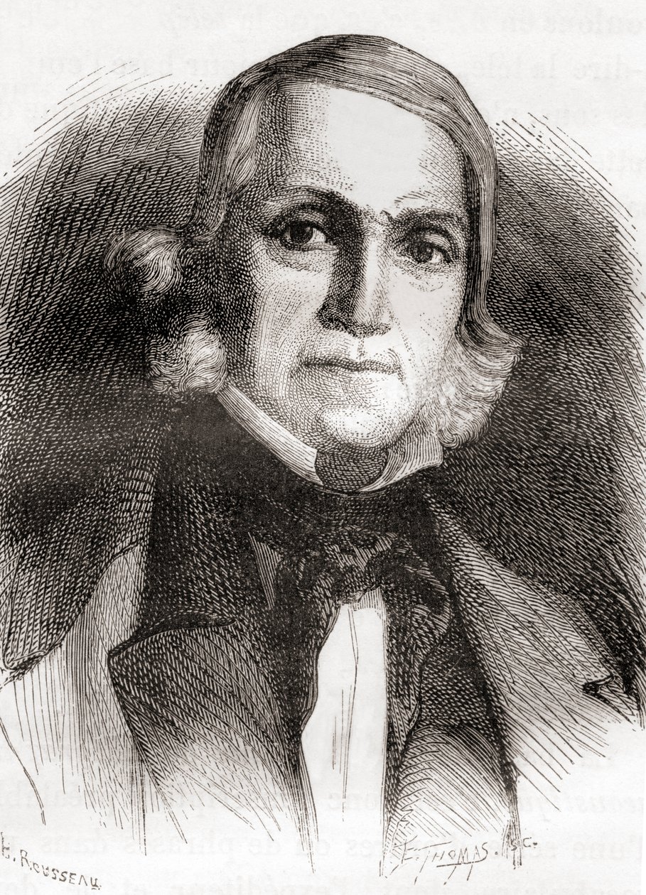 Jean-François Sudre, aus Les Merveilles de la Science, veröffentlicht um 1870 (Gravur) von French School