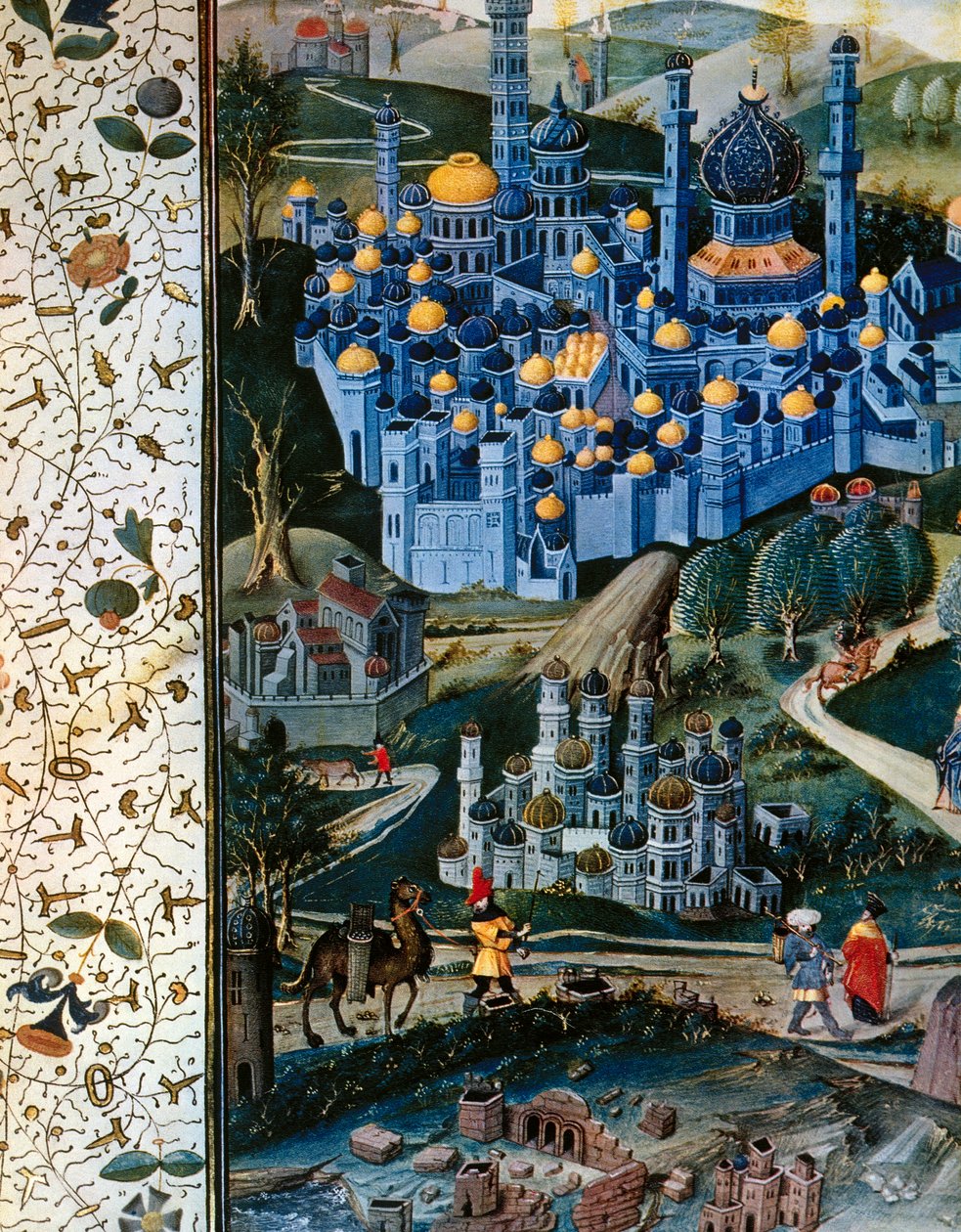 Jerusalem im 14. Jahrhundert von French School