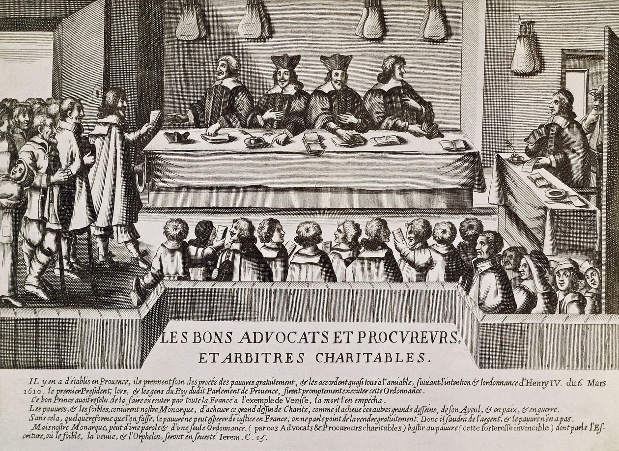 Gerechtigkeit während der Herrschaft von Heinrich IV. von French School