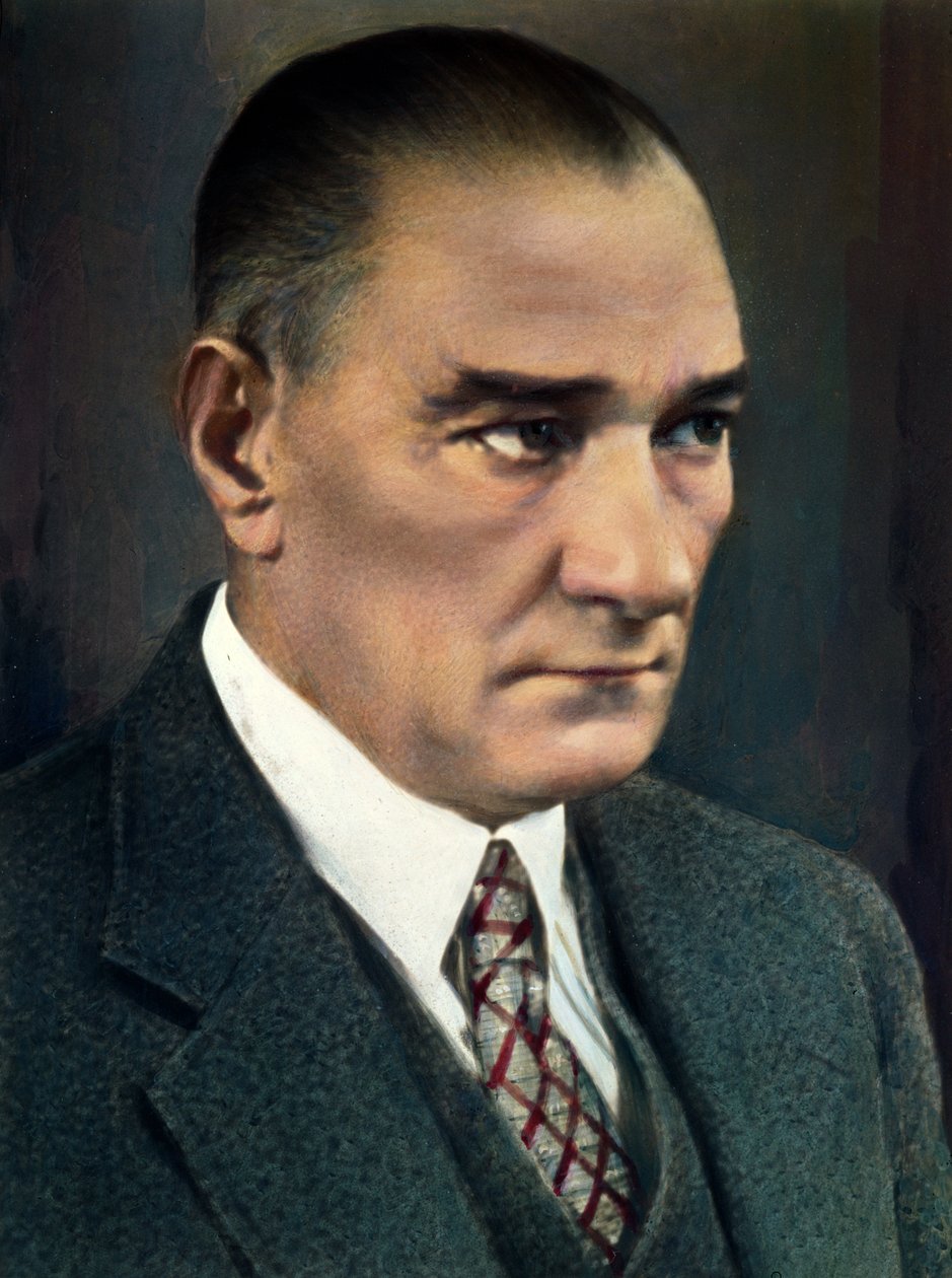 Kemal (Mustapha) Atatürk (1881-1938) um 1925-30 von French School