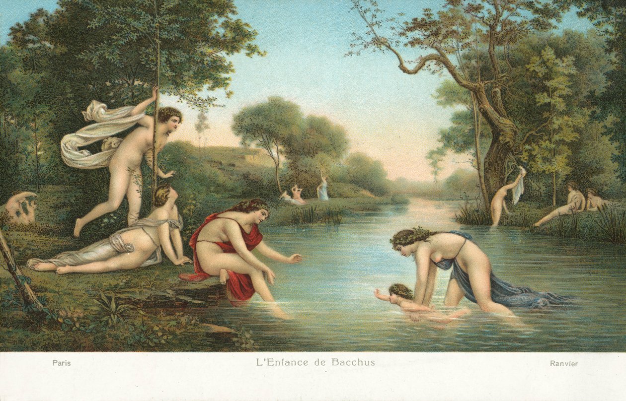 Die Kindheit des Bacchus von French School