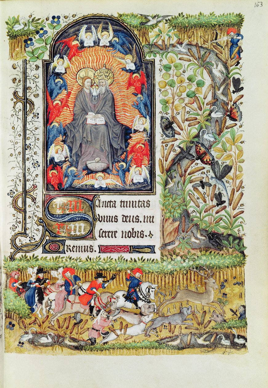 November; Hirschjagd, aus den Stunden der Marguerite d