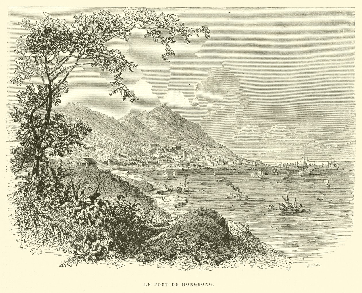 Der Hafen von Hongkong von French School