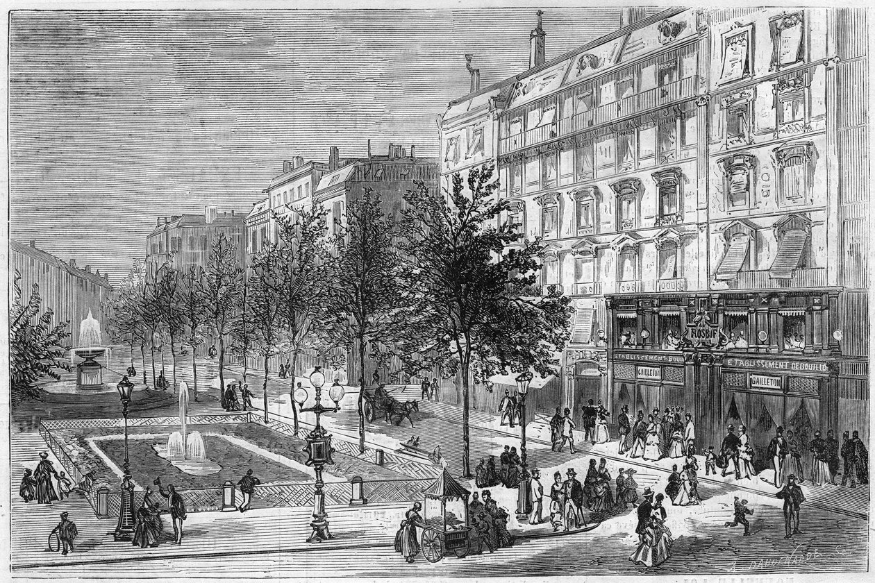 Les Bouillons: das Restaurant Maison Gailleton auf dem Place de Lyon. Rhone (69) von French School
