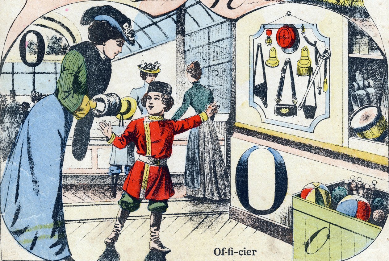 Buchstabe O: Offizier von French School