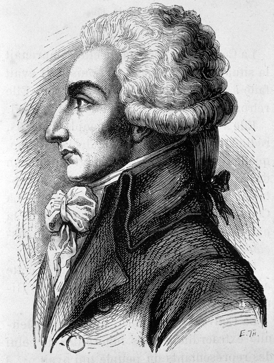 Louis Michel Lepeletier, Marquis de Saint-Fargeau (Saint Fargeau), französischer Politiker (1760-1793) - in „L