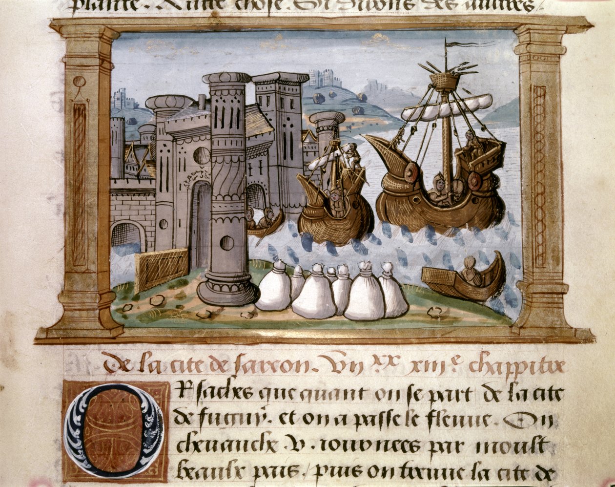 MARCO POLO: Illustration de "Livre de Marco Polo" von French School