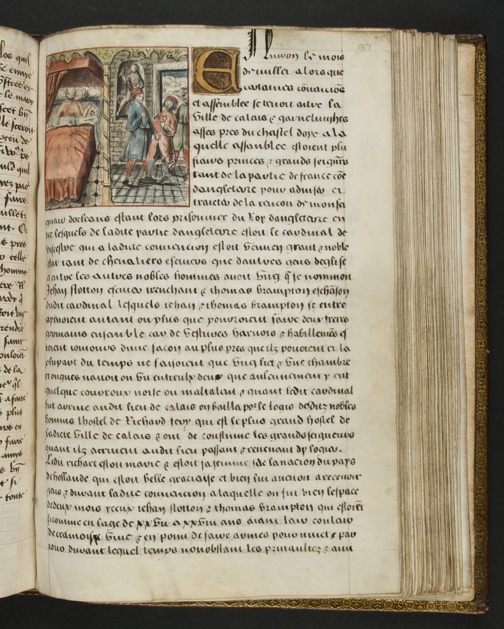 Seite aus Cent Nouvelles Nouvelles, ca. 1461-62 von French School