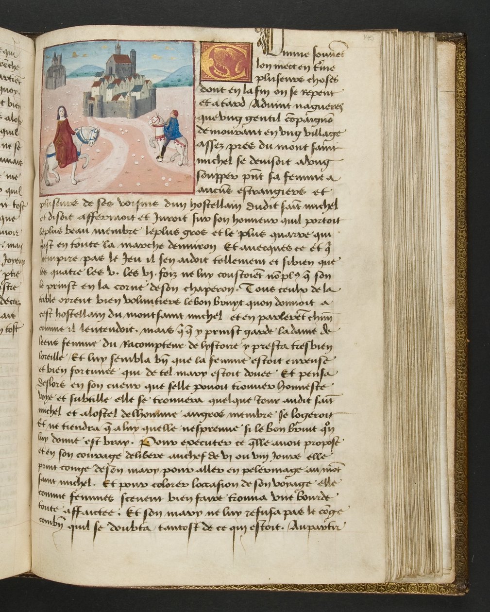 Seite aus Cent Nouvelles Nouvelles, c.1461-62 von French School