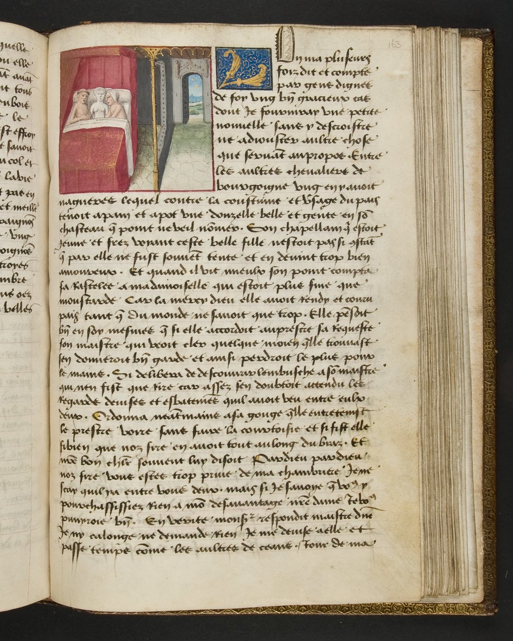 Seite aus Cent Nouvelles Nouvelles, c.1461-62 von French School