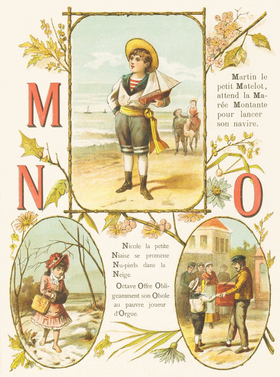 Seemann, Maree, Niaise, Barfuß, Schnee, Obole, Orgel von French School