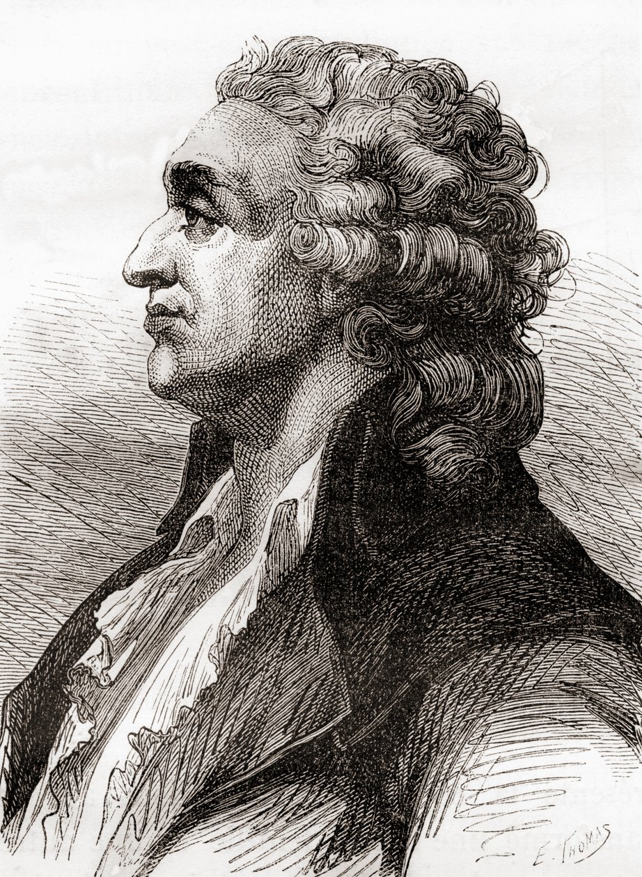 Marie Jean Antoine Nicolas de Caritat, Marquis de Condorcet, aus 