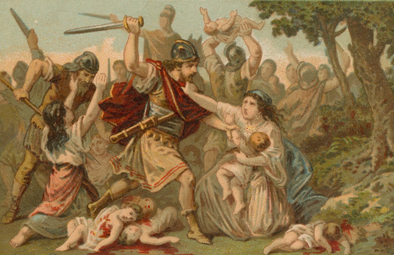 Das Massaker der Unschuldigen von French School