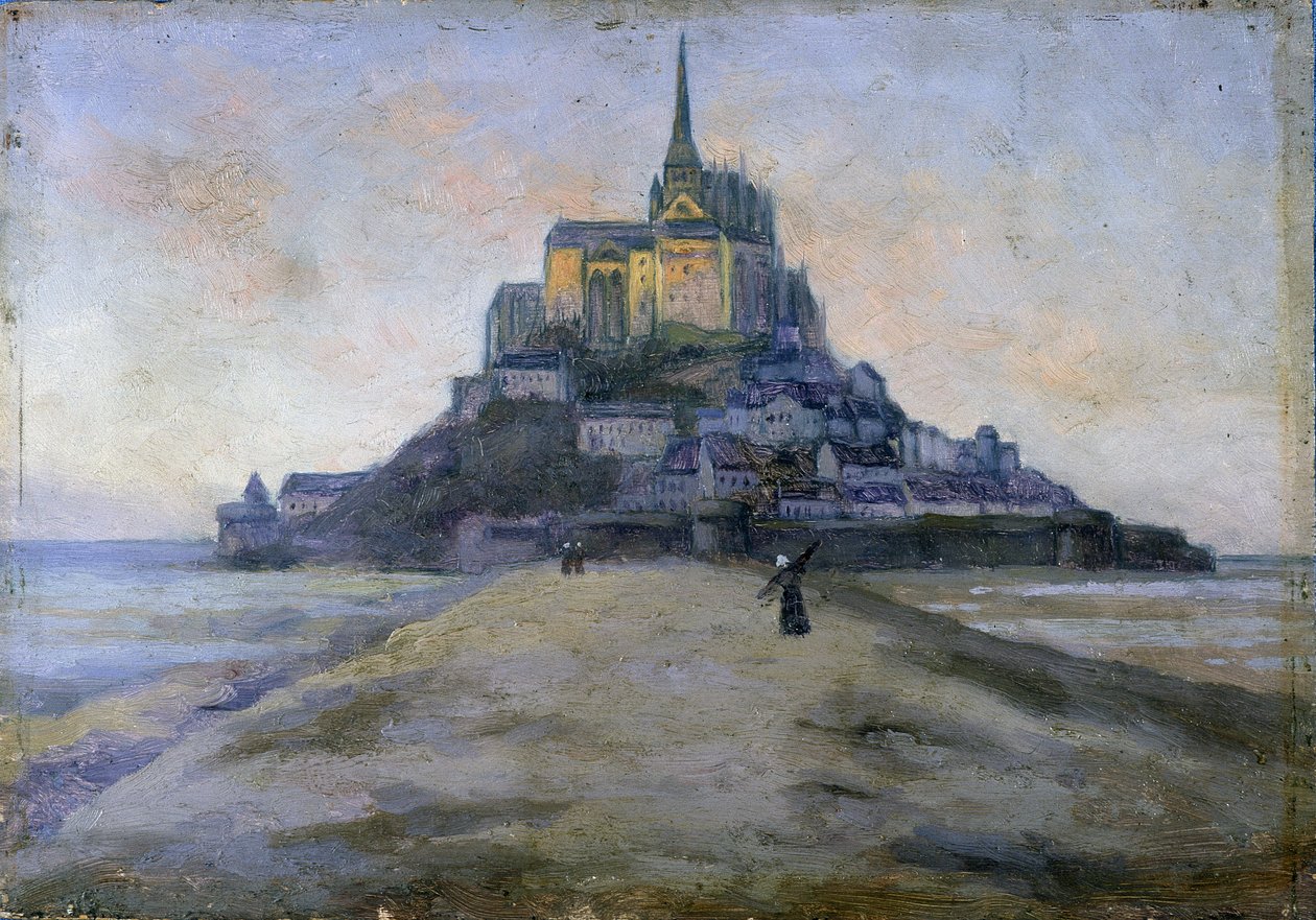 Mont Saint-Michel und der Durchgang von French School